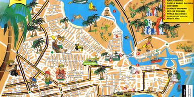 מפה של ריו דה ז ' ניירו cruise port